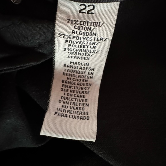 Perfect Soft Black Denim Spandex Jeans size 22 The Spice - Picture 3 of 7